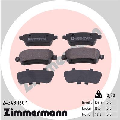 ZIMMERMANN 24348.160.1 Číslo výrobce: 24348. EAN: 4250238742791.