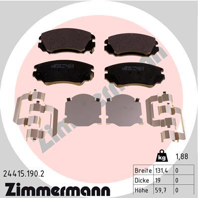 ZIMMERMANN 24415.190.2 Číslo výrobce: 24415. EAN: 4250238754909.