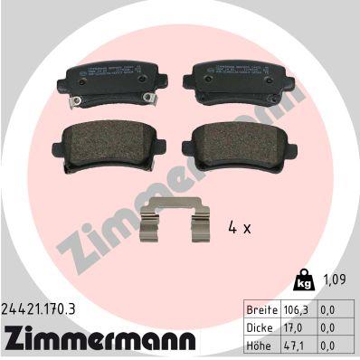 ZIMMERMANN 24421.170.3 Číslo výrobce: 24421. EAN: 4250238754947.