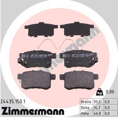 ZIMMERMANN 24435.150.1 Číslo výrobce: 24435. EAN: 4250238767176.