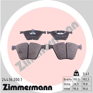 ZIMMERMANN 24436.200.1 Číslo výrobce: 24436. EAN: 4250238761488.