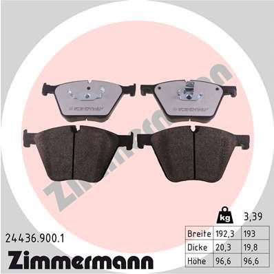 ZIMMERMANN 24436.900.1 Číslo výrobce: 24436. EAN: 4250238779339.