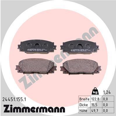 ZIMMERMANN 24451.155.1 Číslo výrobce: 24451. EAN: 4250238768067.