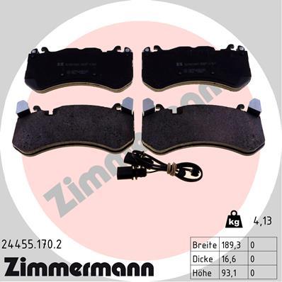ZIMMERMANN 24455.170.2 Číslo výrobce: 24455. EAN: 4250238776260.