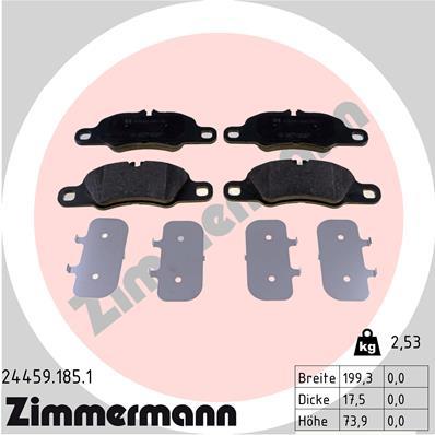 ZIMMERMANN 24459.185.1 Číslo výrobce: 24459. EAN: 4250238769873.