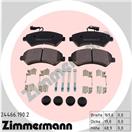 ZIMMERMANN 24466.190.2 - Sada brzdových platničiek, vždy 4 kusy v sade