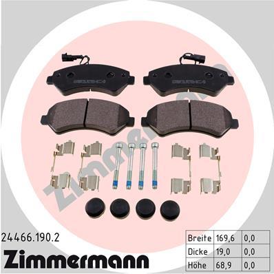 ZIMMERMANN 24466.190.2 Číslo výrobce: 24466. EAN: 4250238757672.