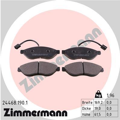 ZIMMERMANN 24468.190.1 Číslo výrobce: 24468. EAN: 4250238740605.