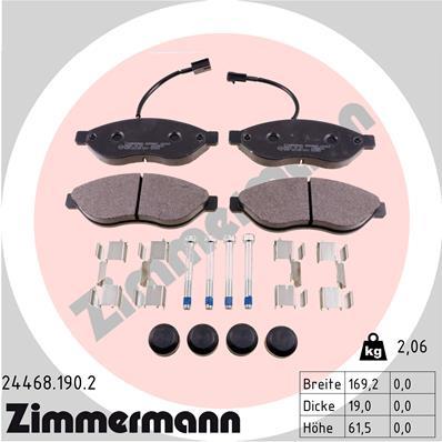 ZIMMERMANN 24468.190.2 Číslo výrobce: 24468. EAN: 4250238757689.