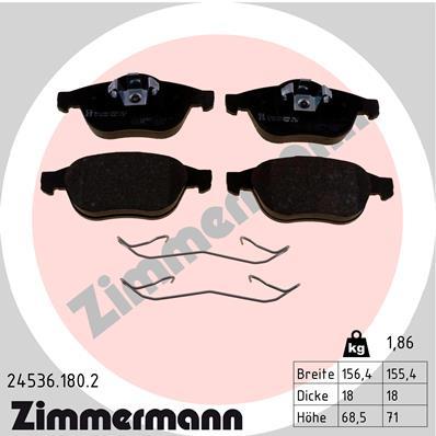 ZIMMERMANN 24536.180.2 Číslo výrobce: 23245. EAN: 4250238779940.