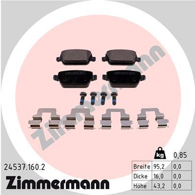 ZIMMERMANN 24537.160.2 Číslo výrobce: 24537. EAN: 4250238757696.