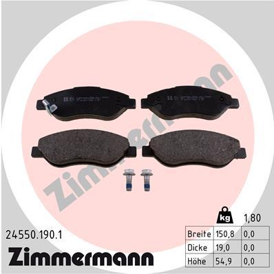 ZIMMERMANN 24550.190.1 Číslo výrobce: 24550. EAN: 4250238758501.