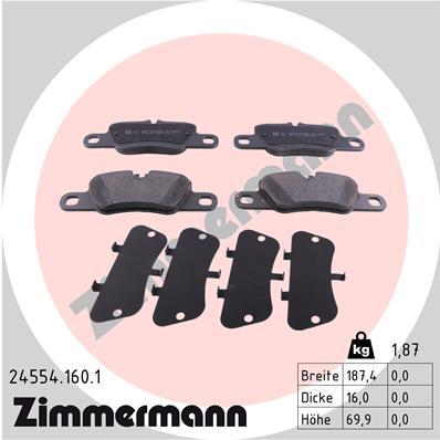 ZIMMERMANN 24554.160.1 Číslo výrobce: 24554. EAN: 4250238756118.