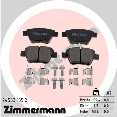 ZIMMERMANN 24563.165.2 Číslo výrobce: 24563. EAN: 4250238765356.