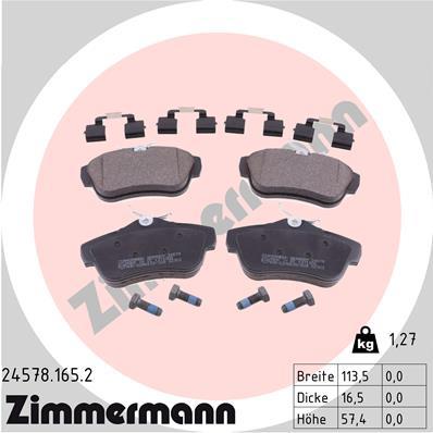 ZIMMERMANN 24578.165.2 Číslo výrobce: 24578. EAN: 4250238760511.