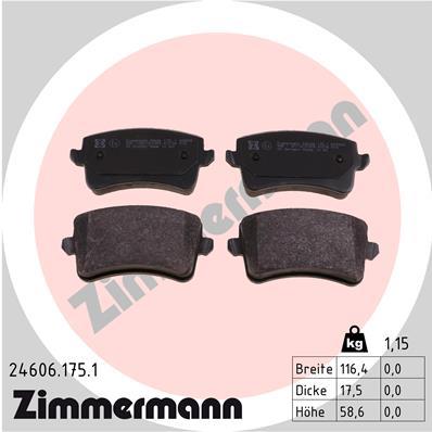 ZIMMERMANN 24606.175.1 Číslo výrobce: 24606. EAN: 4250238746379.