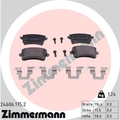ZIMMERMANN 24606.175.2 Číslo výrobce: 24606. EAN: 4250238765844.