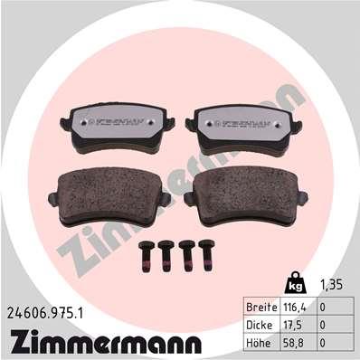 ZIMMERMANN 24606.975.1 Číslo výrobce: 24606. EAN: 4250238779438.