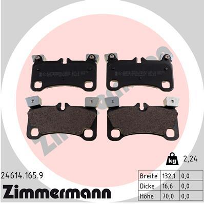 ZIMMERMANN 24614.165.9 Číslo výrobce: 24614. EAN: 4250238748007.
