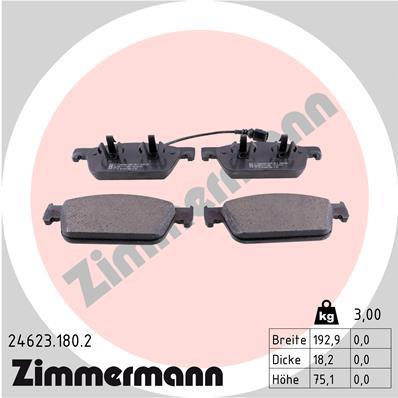 ZIMMERMANN 24623.180.2 Číslo výrobce: 24623. EAN: 4250238759133.