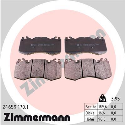 ZIMMERMANN 24659.170.1 Číslo výrobce: 24659. EAN: 4250238768258.