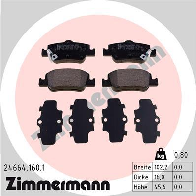 ZIMMERMANN 24664.160.1 Číslo výrobce: 24664. EAN: 4250238757832.