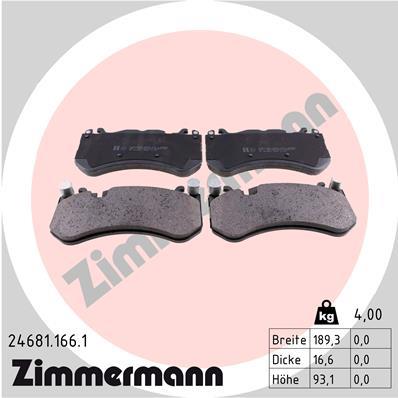 ZIMMERMANN 24681.166.1 Číslo výrobce: 24681. EAN: 4250238756125.