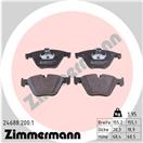 ZIMMERMANN 24688.200.1 - Sada brzdových platničiek, vždy 4 kusy v sade