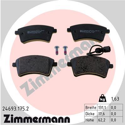 ZIMMERMANN 24693.175.2 Číslo výrobce: 24693. EAN: 4250238785958.