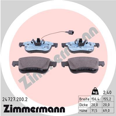 ZIMMERMANN 24727.200.2 Číslo výrobce: 24727. EAN: 4250238759034.