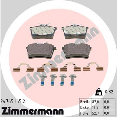 ZIMMERMANN 24765.165.2 Číslo výrobce: 24765. EAN: 4250238760382.