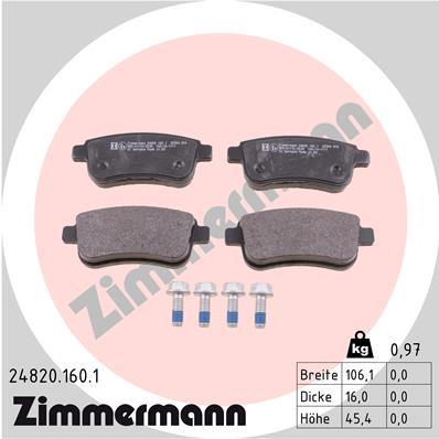 ZIMMERMANN 24820.160.1 Číslo výrobce: 24820. EAN: 4250238760528.