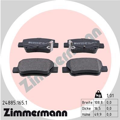 ZIMMERMANN 24885.165.1 Číslo výrobce: 24946. EAN: 4250238754190.