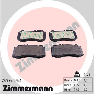 ZIMMERMANN 24976.175.1 Číslo výrobce: 24976. EAN: 4250238754053.