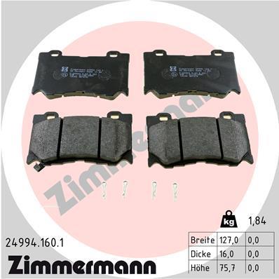 ZIMMERMANN 24994.160.1 Číslo výrobce: 24944. EAN: 4250238785651.
