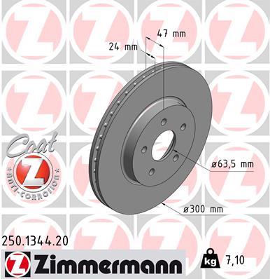 ZIMMERMANN 250.1344.20 EAN: 4250238744825.