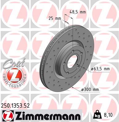 ZIMMERMANN 250.1353.52 EAN: 4250238749943.