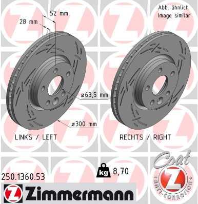 ZIMMERMANN 250.1360.53 EAN: 4250238785941.