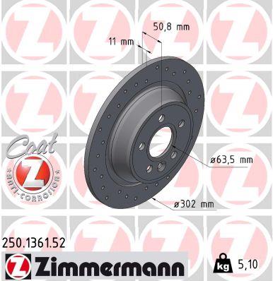 ZIMMERMANN 250.1361.52 EAN: 4250238790365.