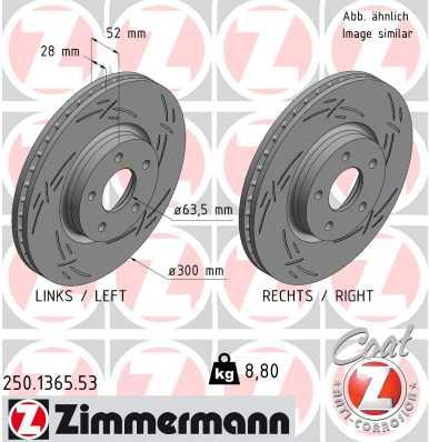 ZIMMERMANN 250.1365.53 EAN: 4250238785965.