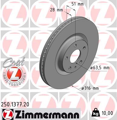 ZIMMERMANN 250.1377.20 EAN: 4250238764618.