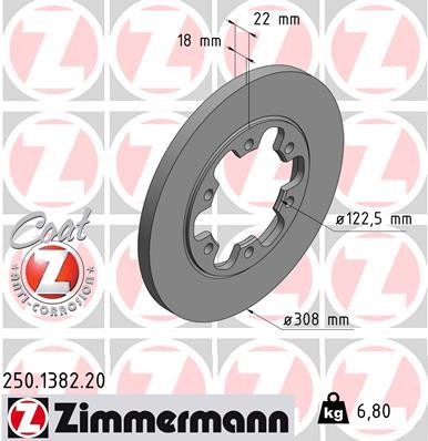 ZIMMERMANN 250.1382.20 EAN: 4250238766360.