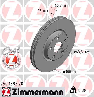ZIMMERMANN 250.1383.20 EAN: 4250238766483.