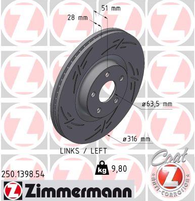 ZIMMERMANN 250.1398.54 EAN: 4250238788799.