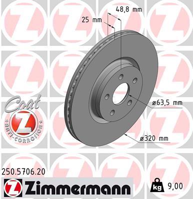 ZIMMERMANN 250.5706.20 EAN: 4250238784975.