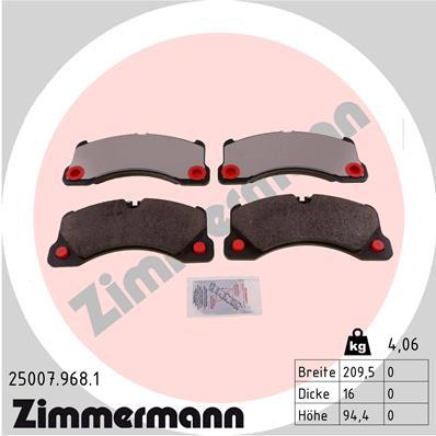 ZIMMERMANN 25007.968.1 Číslo výrobce: 25007. EAN: 4250238779513.