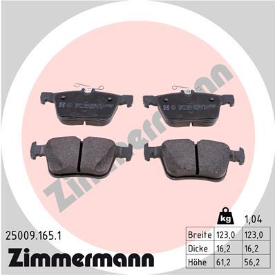 ZIMMERMANN 25009.165.1 Číslo výrobce: 25008. EAN: 4250238761211.