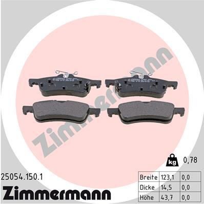 ZIMMERMANN 25054.150.1 Číslo výrobce: 25054. EAN: 4250238766872.