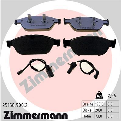 ZIMMERMANN 25158.900.2 Číslo výrobce: 25157. EAN: 4250238783350.