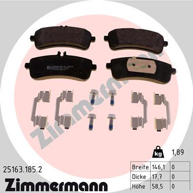 ZIMMERMANN 25163.185.2 Číslo výrobce: 25164. EAN: 4250238778301.